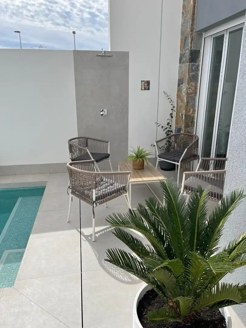 Terraza de Casa o chalet en venta en Torre-Pacheco con Calefacción, Jardín privado y Piscina