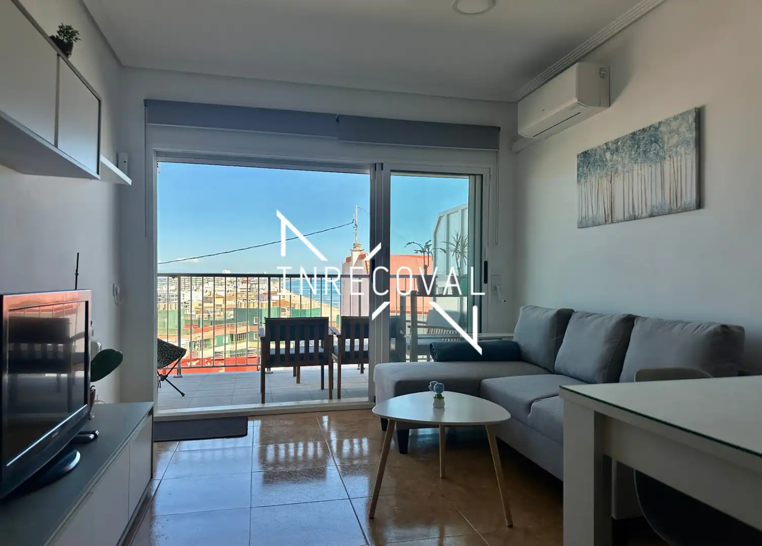 Terrassa de Apartament en venda en Sueca amb Aire condicionat, Terrassa i Moblat