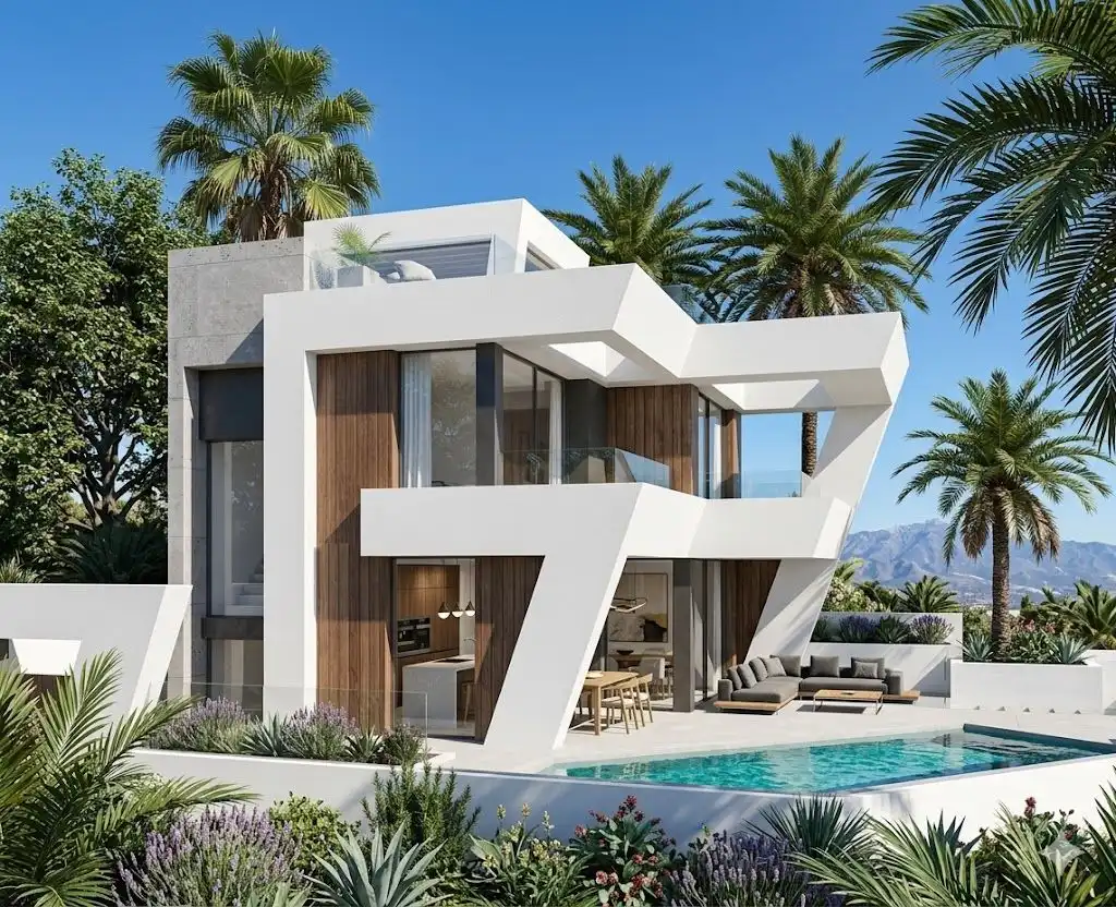 Vista exterior de Casa o chalet en venta en Nerja con Aire acondicionado, Calefacción y Jardín privado