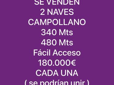 Industrial building for sale in Pedanías - Extrarradio