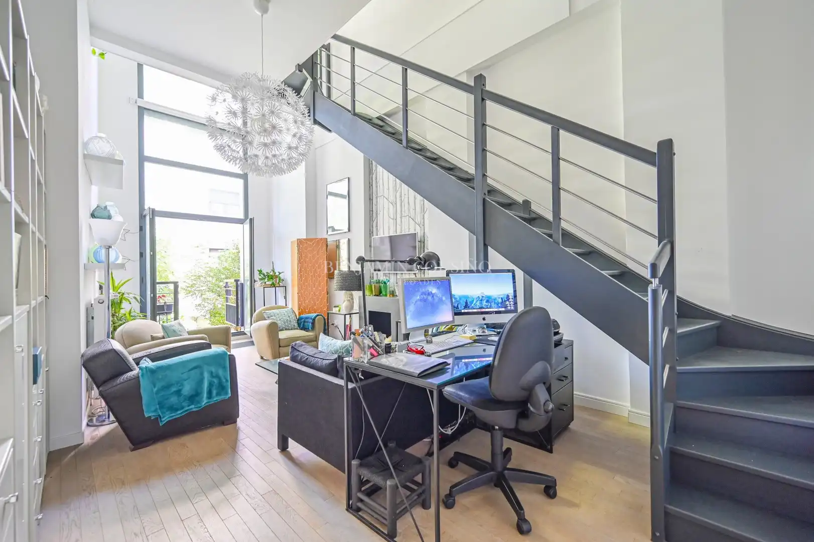 Sala de estar de Dúplex en venta en Madrid con Aire acondicionado y Trastero