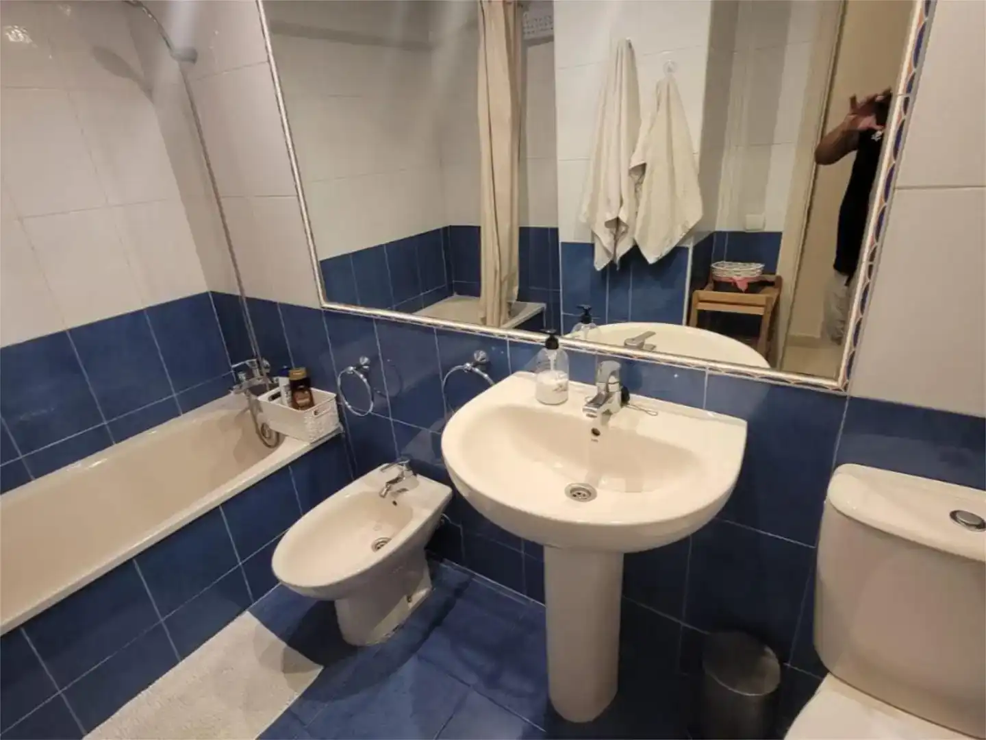 Badezimmer von Wohnung zur Miete in Calpe / Calp mit Klimaanlage, Schwimmbad und Möbliert