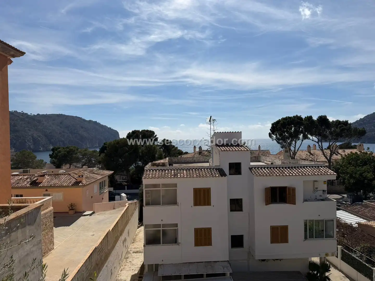Vista exterior de Planta baja en venta en Andratx con Aire acondicionado, Terraza y Piscina