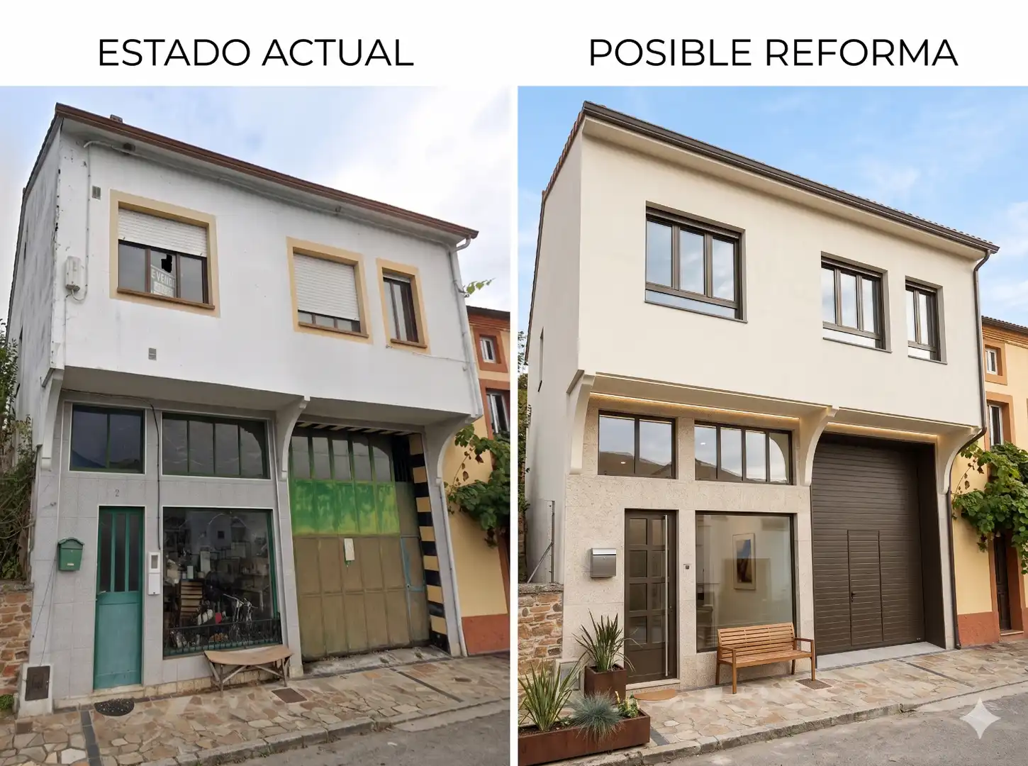 Casa adosada en venda en San Martín de Oscos amb Terrassa