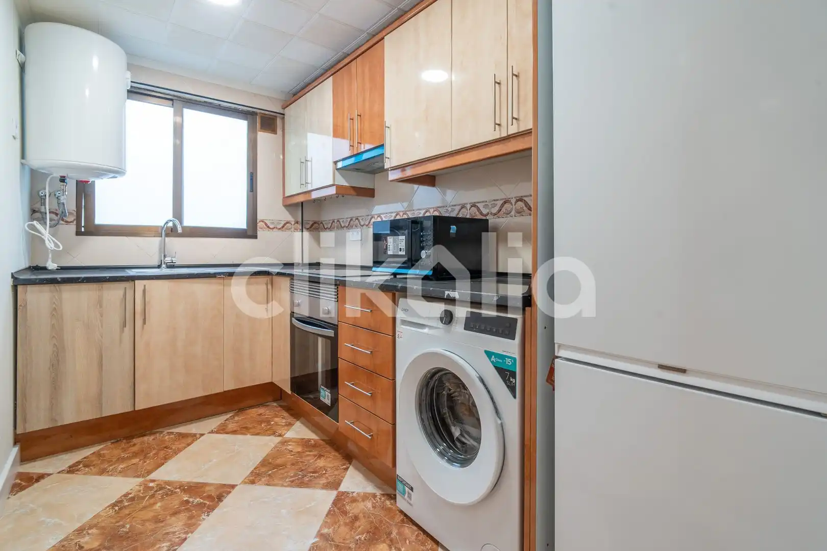 Kitchen of Flat for rent in Torrent  with Air Conditioner and Terrace