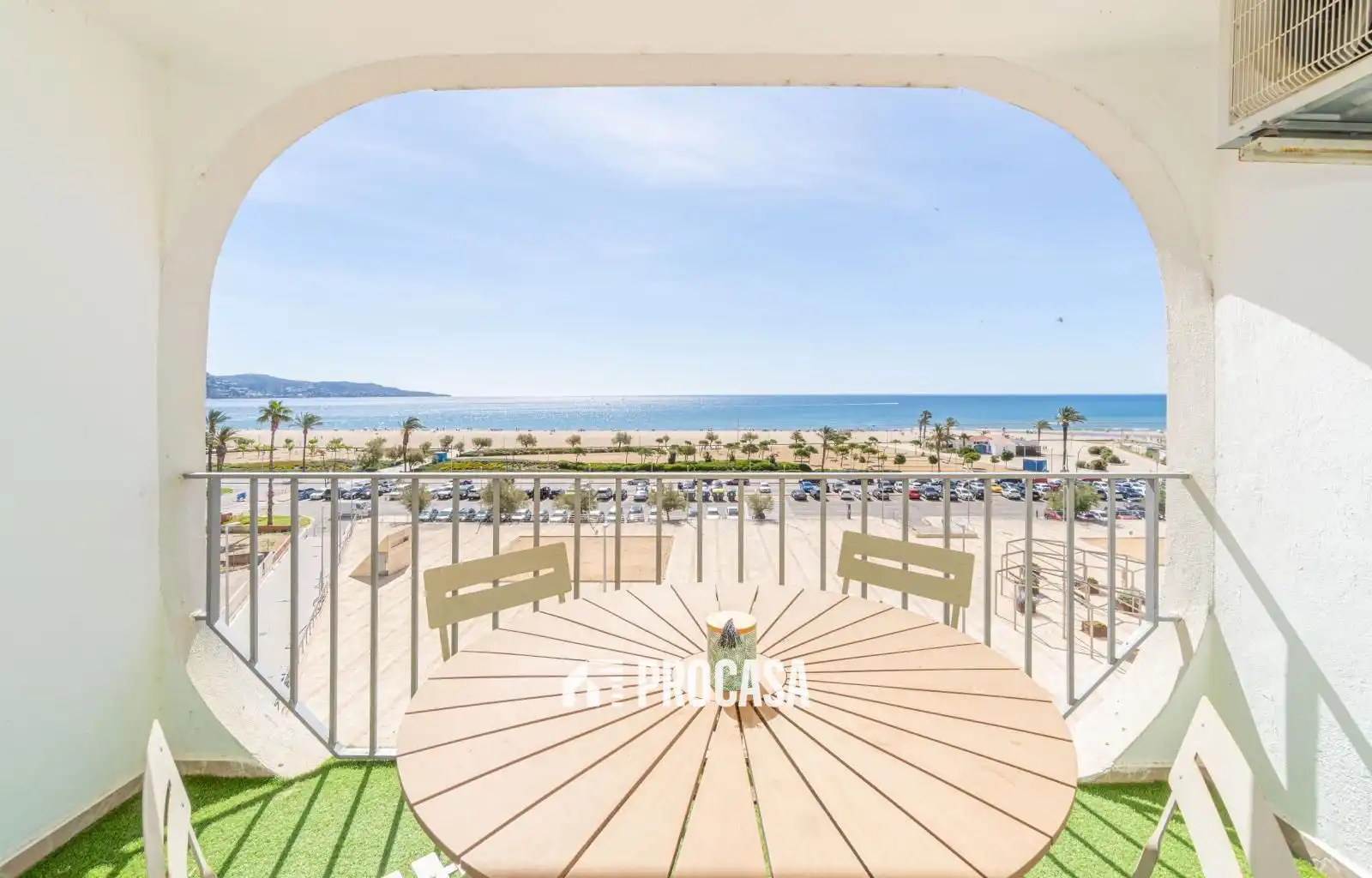 Schlafzimmer von Wohnung zum Verkauf in Empuriabrava mit Klimaanlage, Heizung und Terrasse