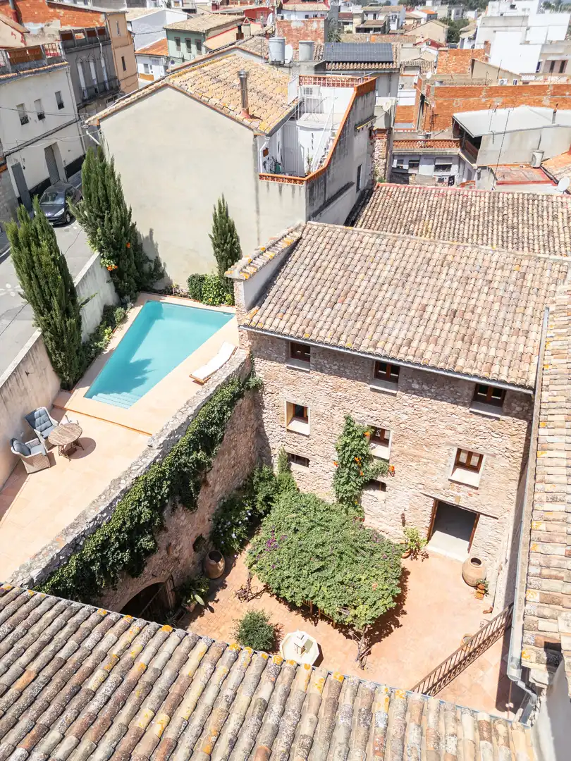 Vista exterior de Casa o chalet en venta en Manuel con Aire acondicionado, Calefacción y Parquet