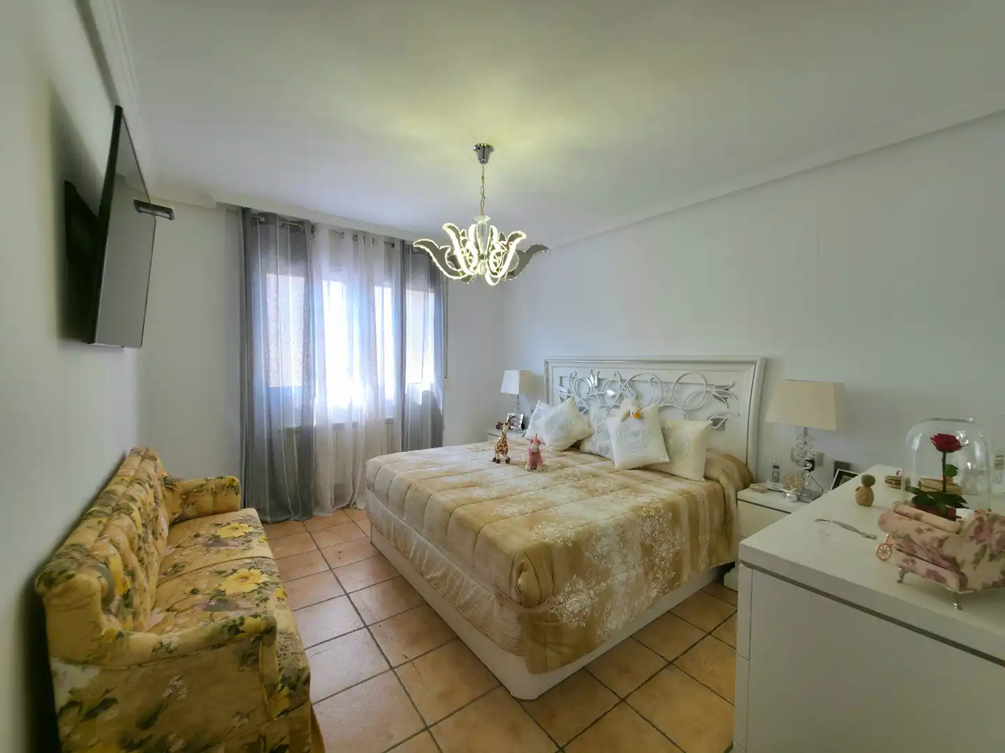 Dormitori de Casa adosada en venda en Alicante / Alacant amb Aire condicionat, Calefacció i Jardí privat