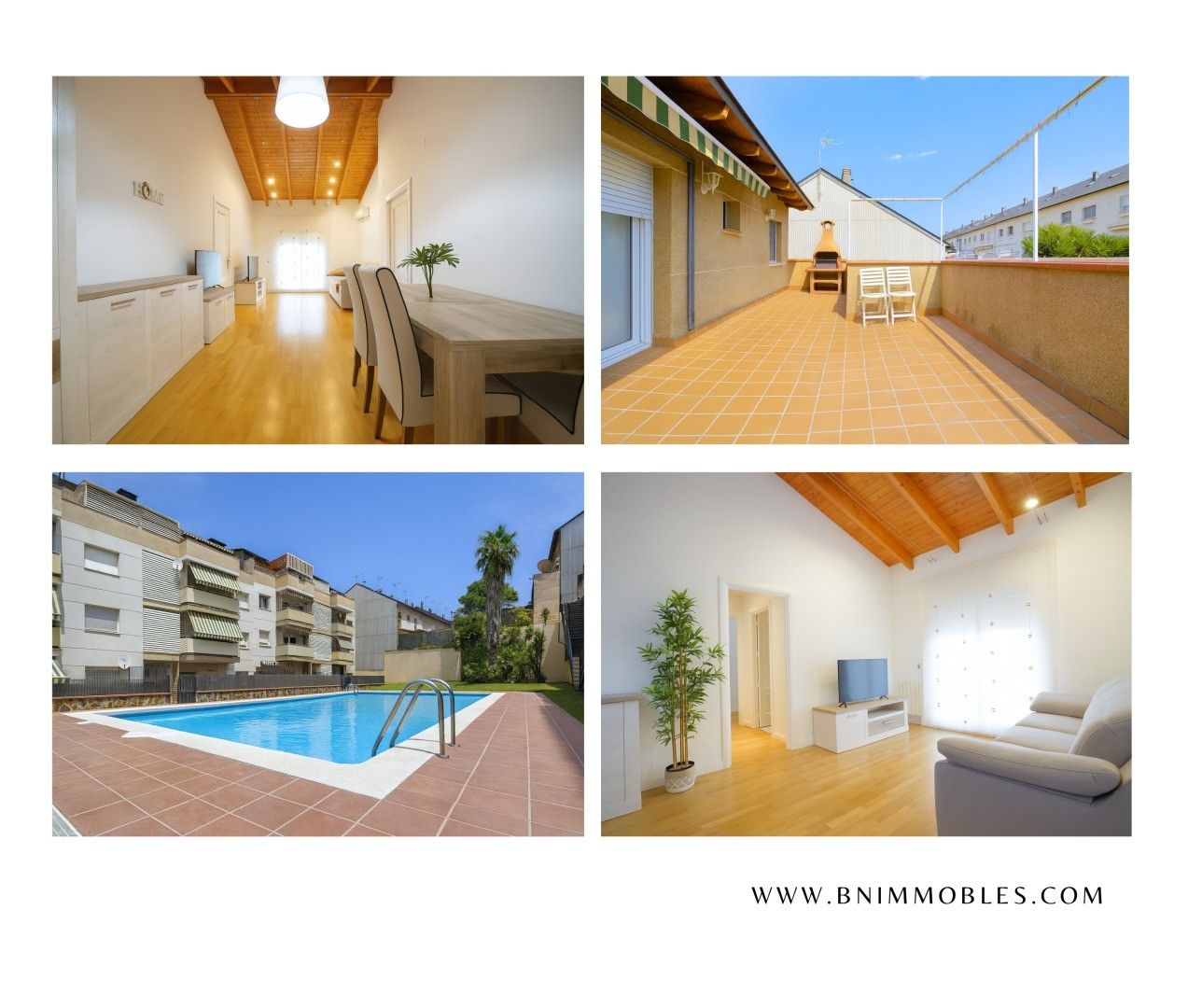 Vista exterior de Ático en venta en Viladecavalls con Aire acondicionado, Calefacción y Terraza