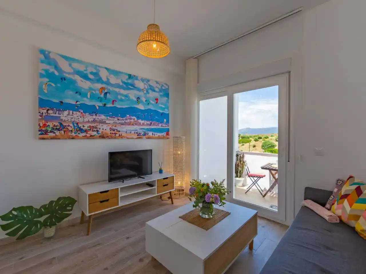 Living room of Attic for rent in Tarifa  with Furnished