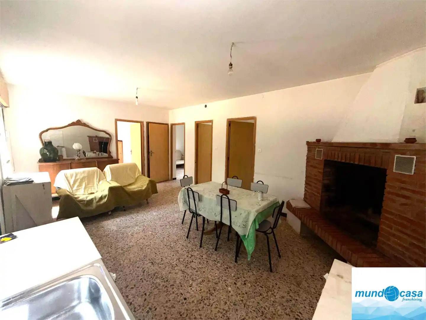 Sala d'estar de Finca rústica en venda en Morata de Jalón amb Piscina comunitària
