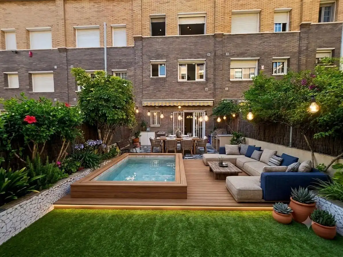 Terrassa de Casa o xalet en venda en Viladecans amb Calefacció, Jardí privat i Terrassa
