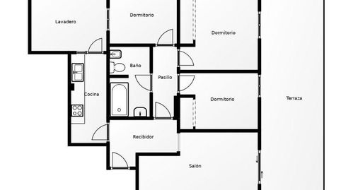 Foto 2 de Piso en venta en Solea, Poniente-Norte - Miralbaida - Parque Azahara, Córdoba Capital