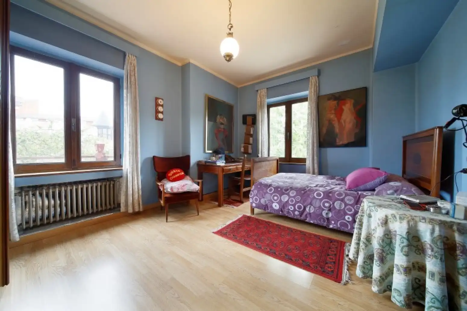 Bedroom of Houses for sale in Oviedo   with Heating, Parquet flooring and Terrace