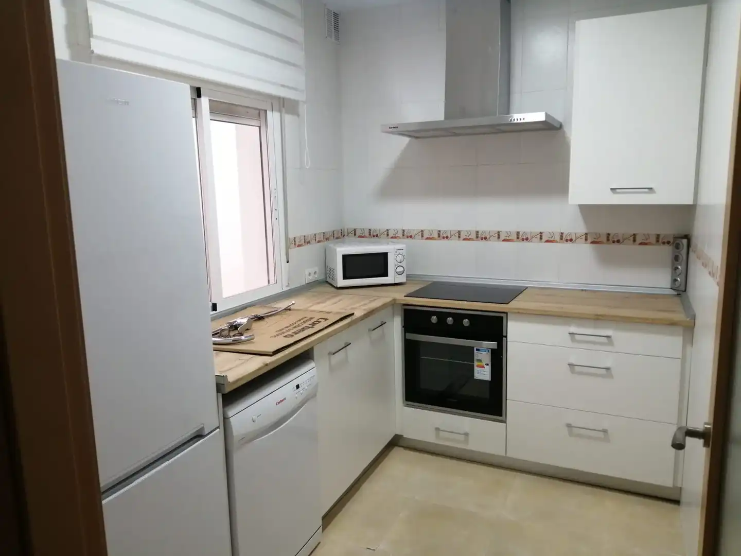 Kitchen of Apartments for rent in Villanueva de la Serena  with Heating, Furnished and Oven