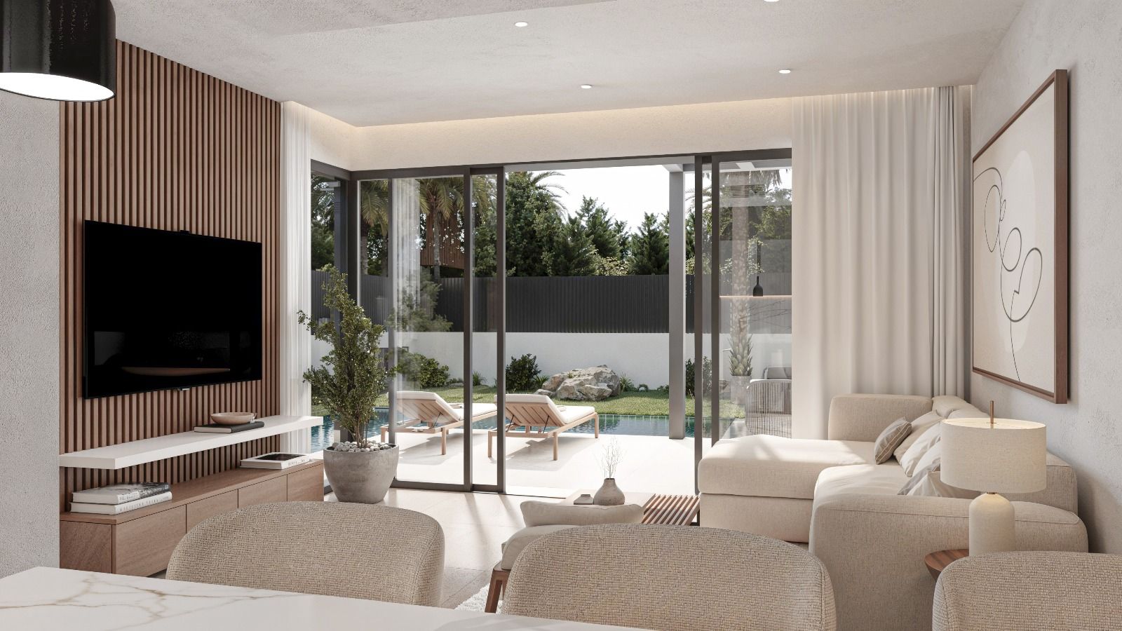 Living room of House or chalet for sale in Alcalalí  with Swimming Pool