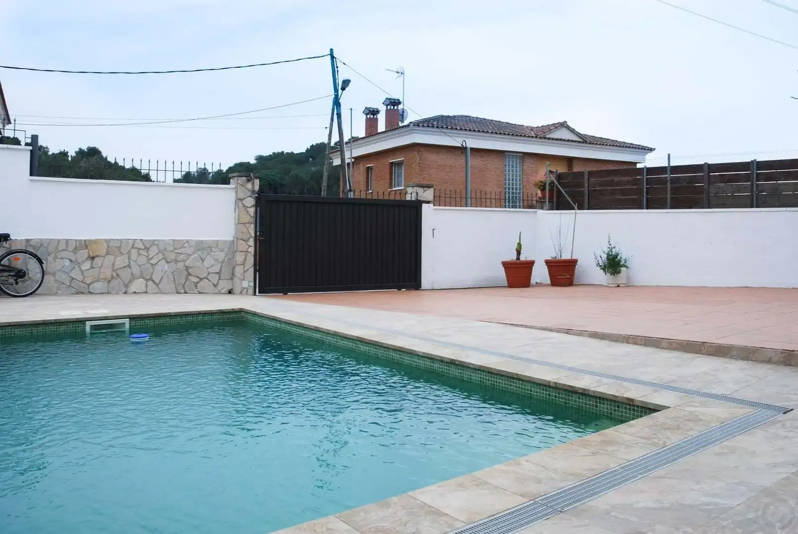 Piscina de Casa adosada en venta en Lloret de Mar con Calefacción, Terraza y Trastero