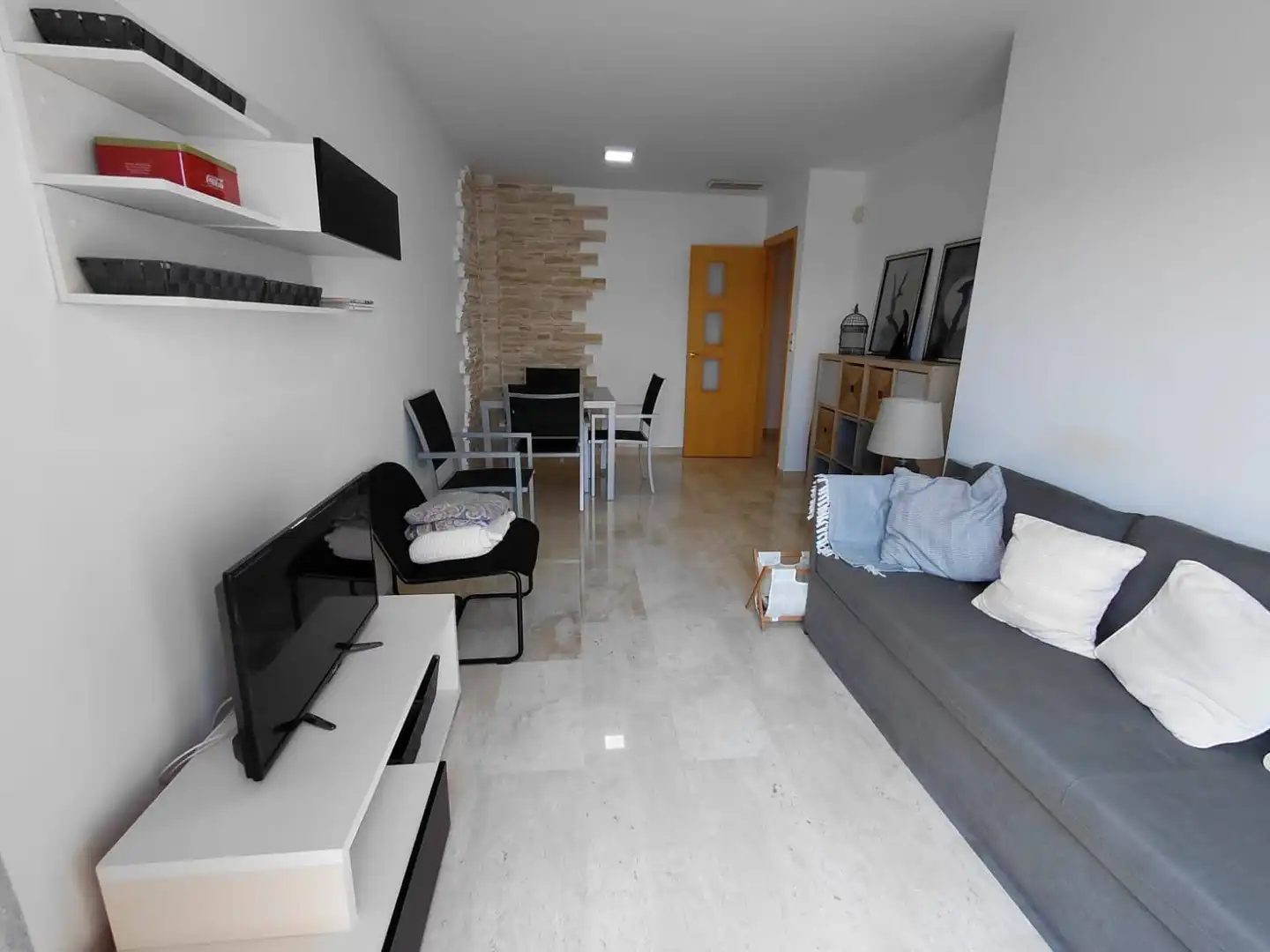 Wohnzimmer von Dachboden zum Verkauf in Murcia mit Klimaanlage, Möbliert und Gemeinschaftspool