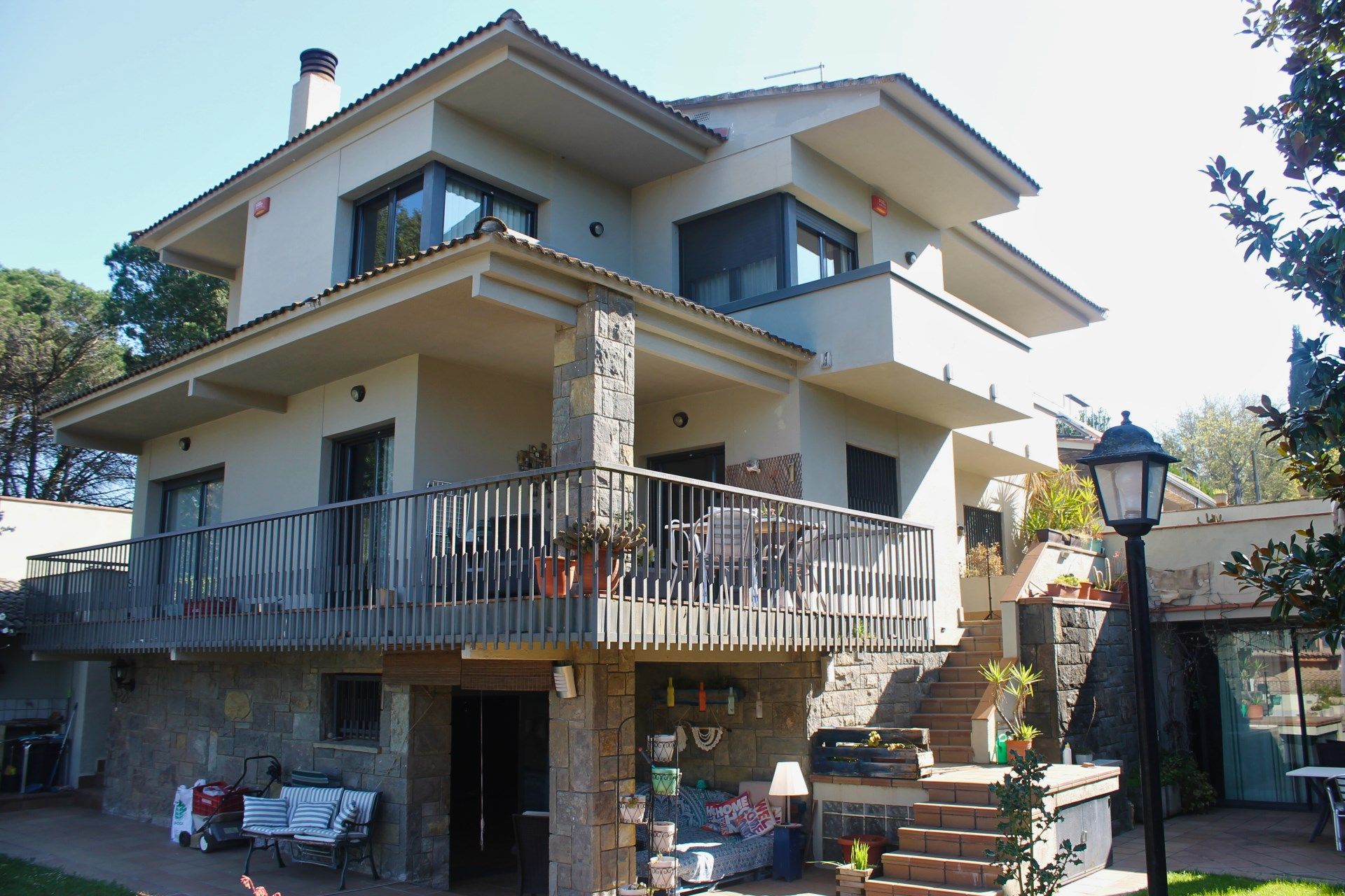 Exterior view of House or chalet for sale in Fornells de la Selva  with Air Conditioner, Heating and Terrace