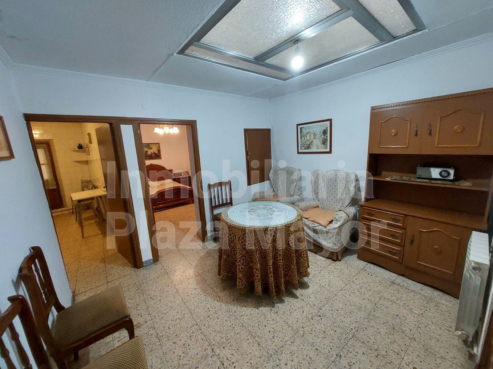 Sala d'estar de Finca rústica en venda en Parada de Rubiales amb Calefacció i Moblat