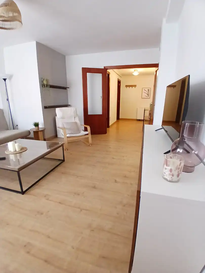 Wohnzimmer von Wohnung zur Miete in La Almunia de Doña Godina  mit Heizung, Parkett und Terrasse
