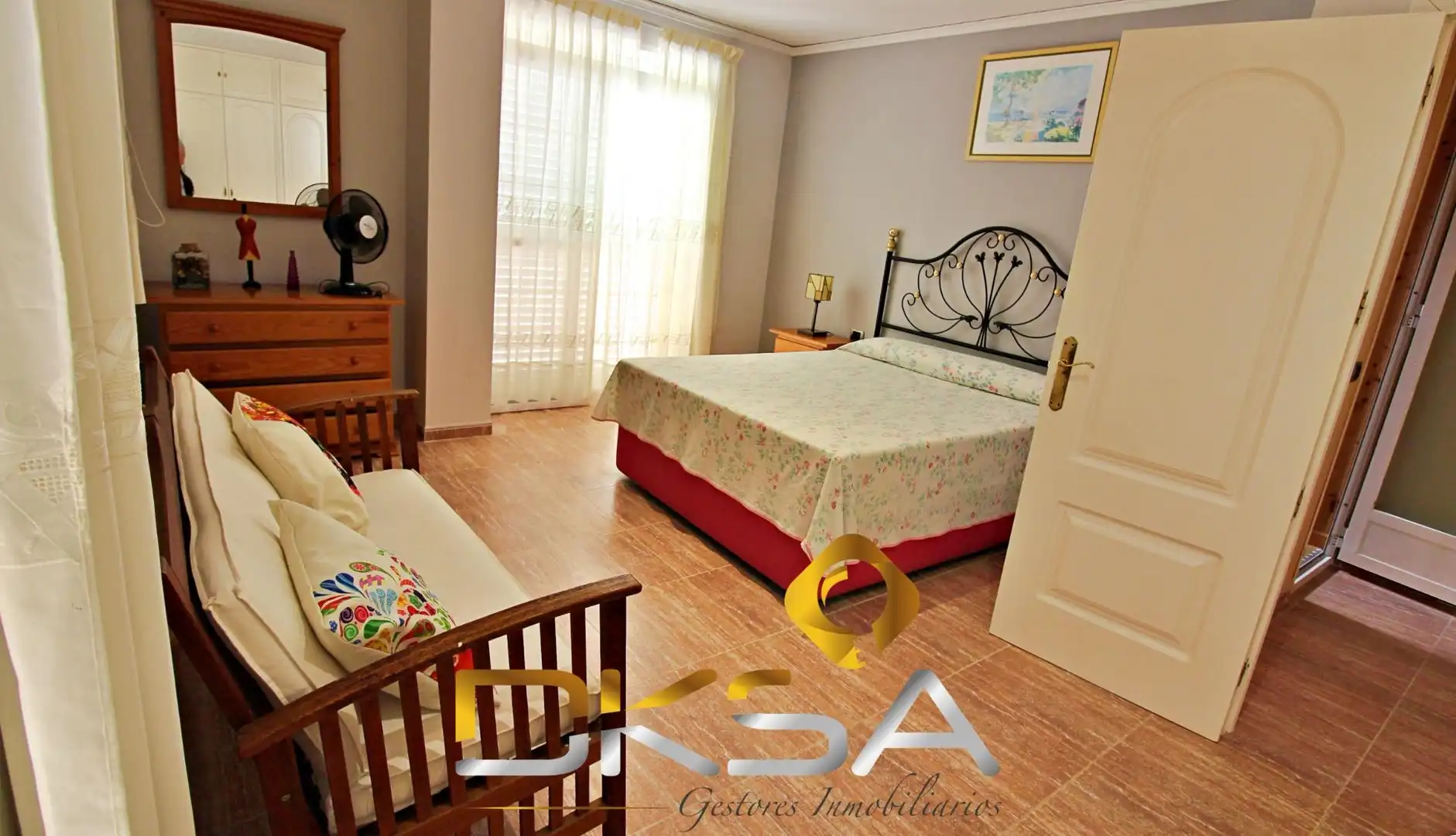 Bedroom of Houses for sale in Castellón de la Plana / Castelló de la Plana  with Air Conditioner, Heating and Private garden