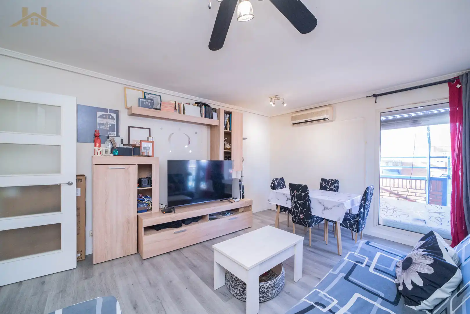 Sala de estar de Piso en venta en Fuenlabrada con Aire acondicionado, Calefacción y Parquet