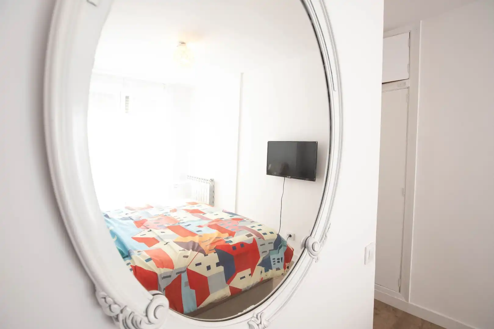Schlafzimmer von Wohnung zum Verkauf in Estella / Lizarra mit Heizung, Terrasse und Möbliert