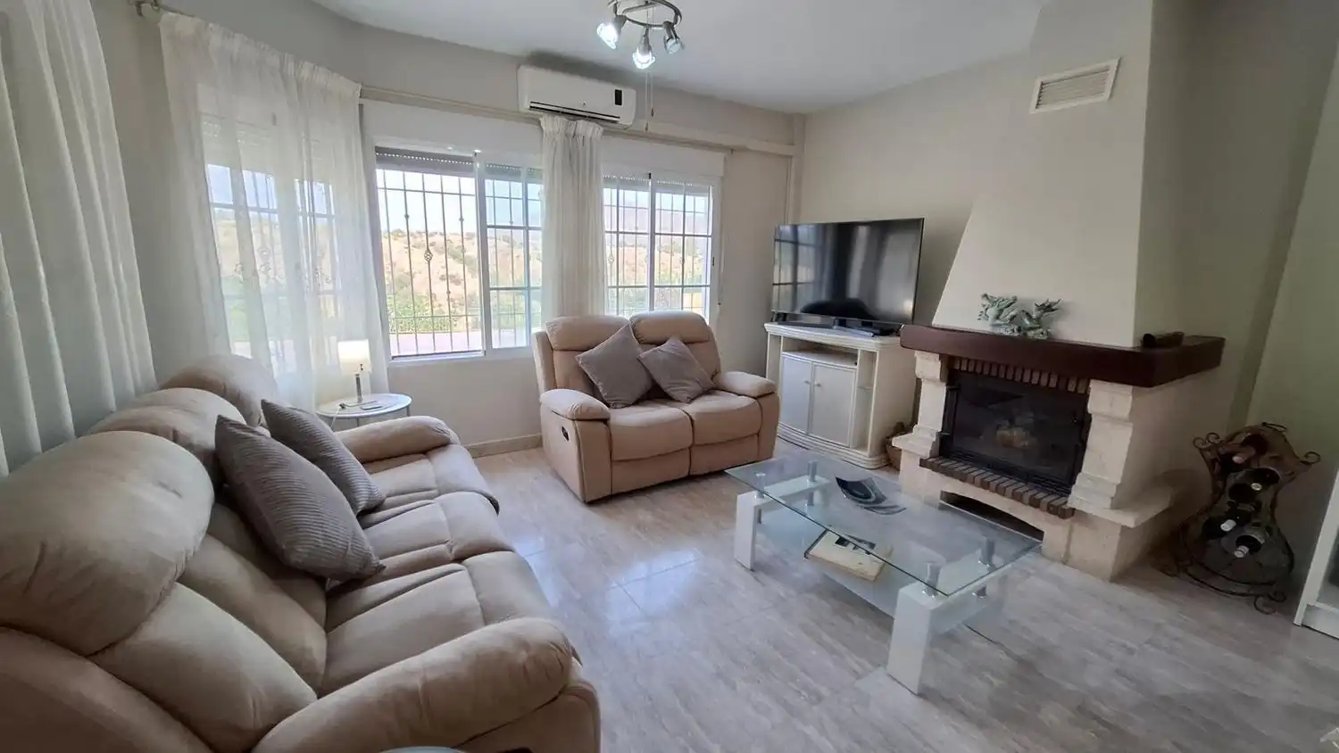 Sala de estar de Dúplex en venta en Huércal-Overa con Aire acondicionado, Terraza y Trastero