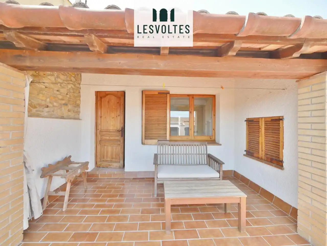 Terraza de Casa o chalet en venta en Mont-ras con Calefacción, Jardín privado y Terraza