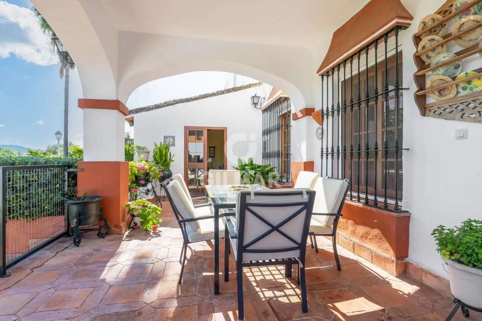 Garden of Houses for sale in Villamartín  with Heating, Private garden and Swimming Pool