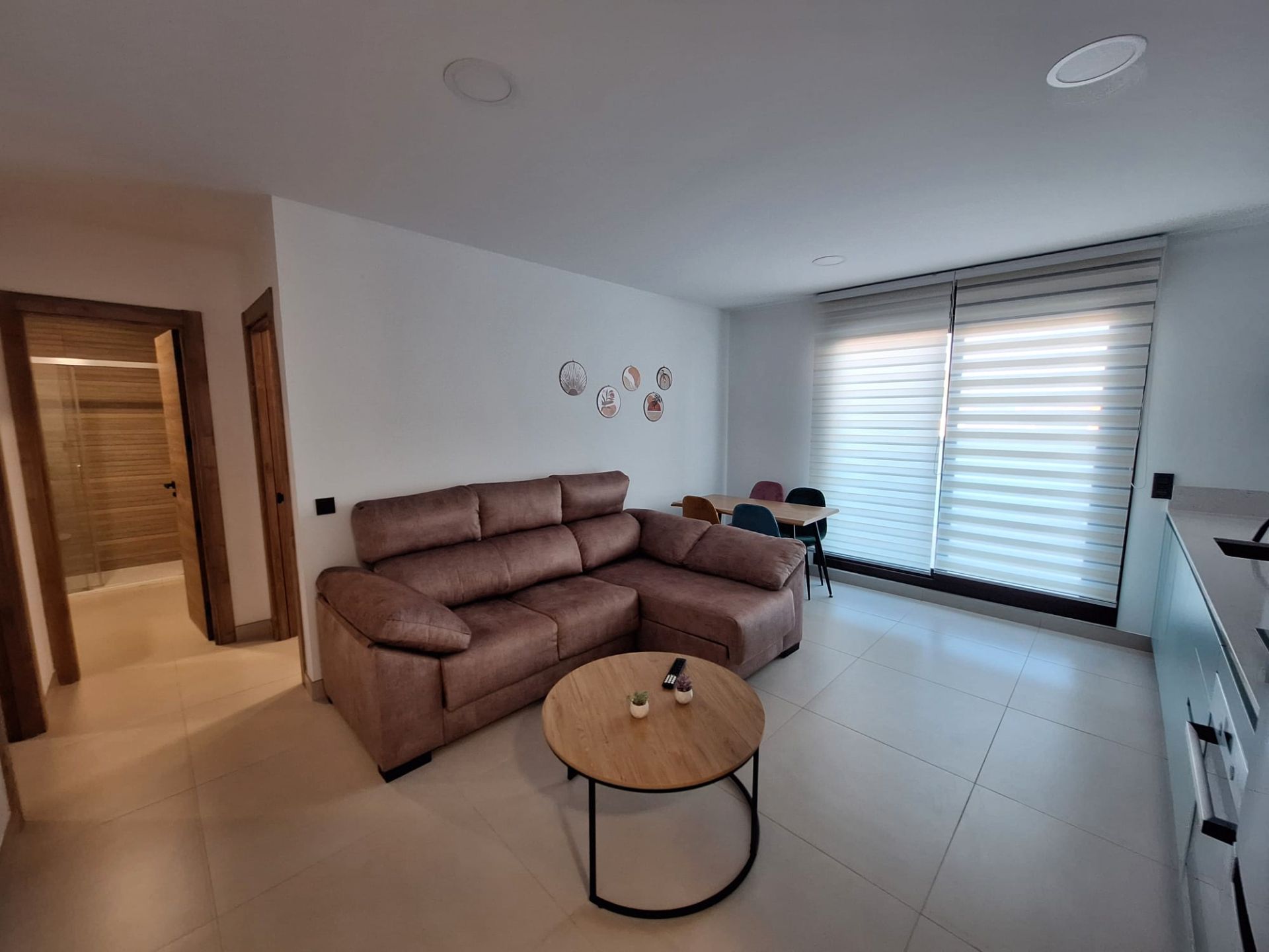 Sala de estar de Ático de alquiler en  Almería Capital con Aire acondicionado, Calefacción y Terraza