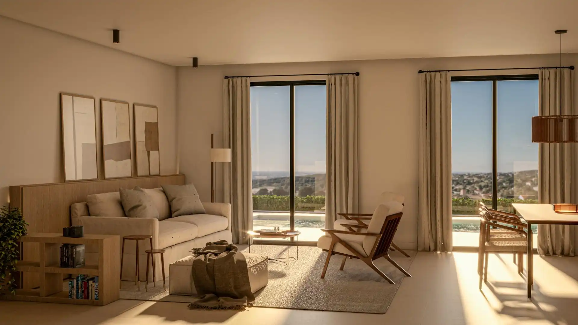 Sala d'estar de Casa o xalet en venda en Castellar del Vallès