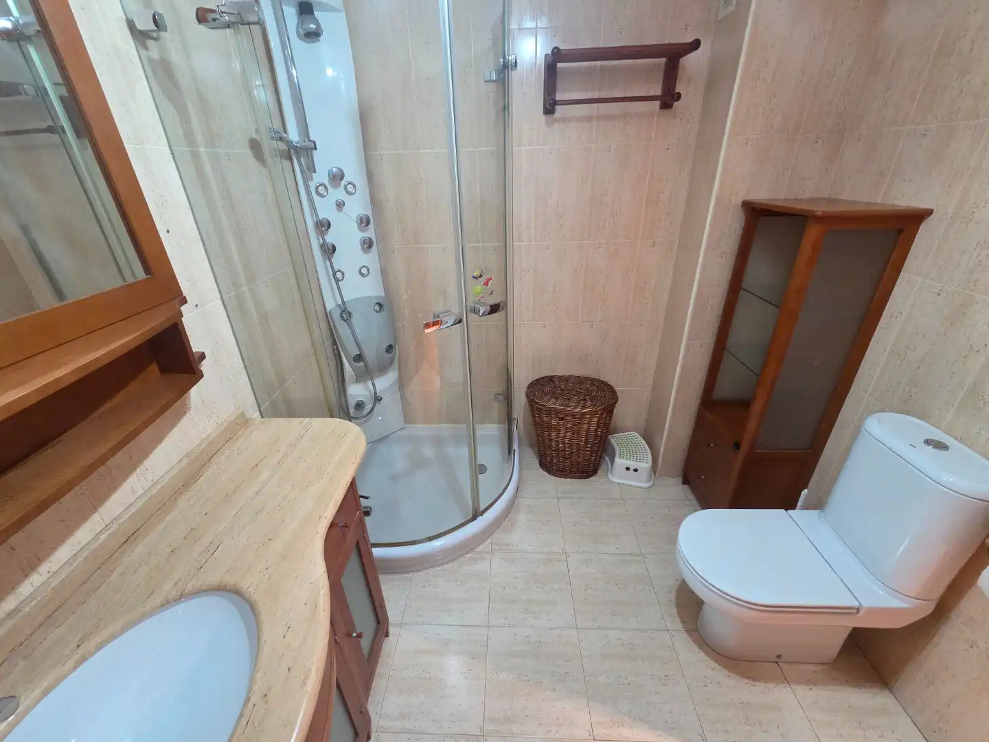 Bathroom of Flat for sale in Burgos  with Heating, Terrace and Storage room