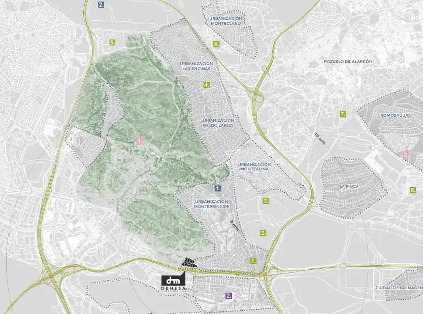 Vista exterior de Casa o xalet en venda en Boadilla del Monte amb Aire condicionat, Calefacció i Jardí privat