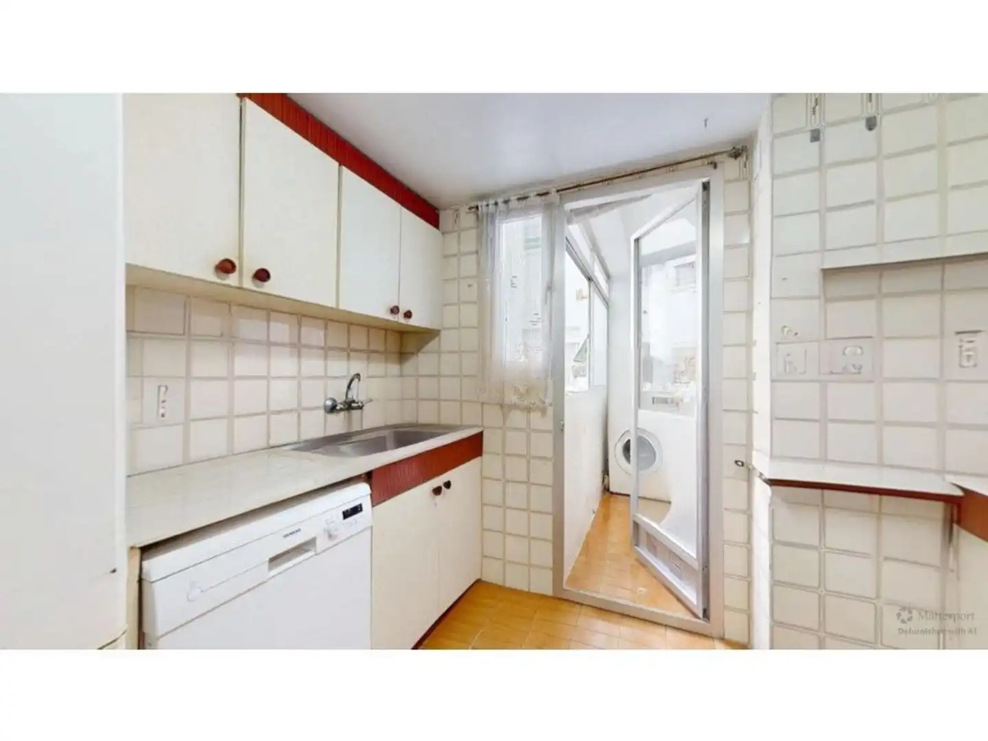 Kitchen of Flat for sale in Valencia  with Air Conditioner
