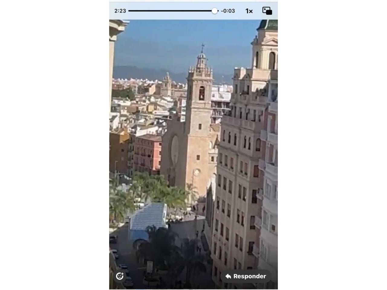 Vista exterior de Pis en venda en  Valencia Capital amb Alarma