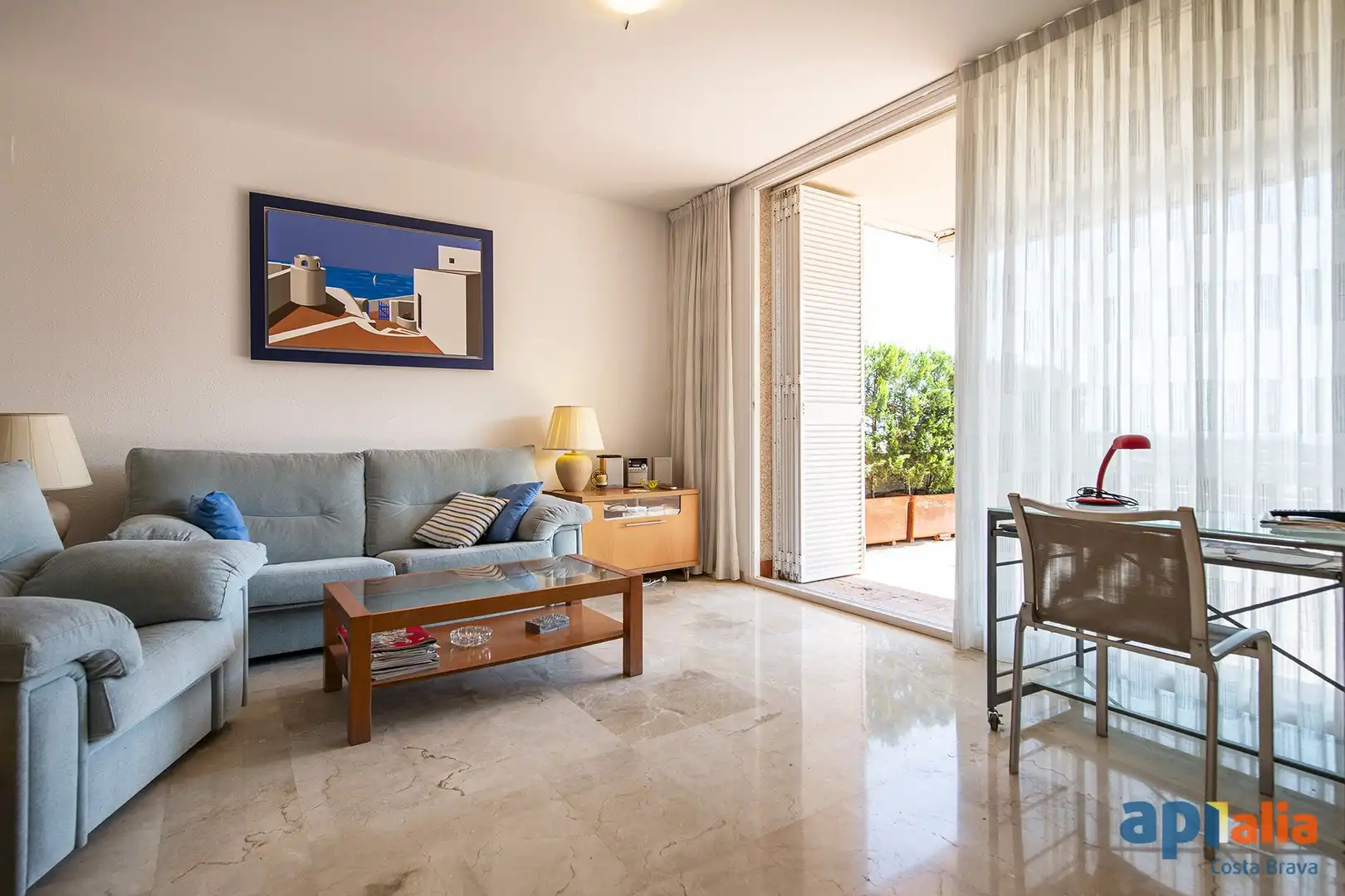 Sala de estar de Casa adosada en venta en Sant Feliu de Guíxols con Calefacción y Terraza