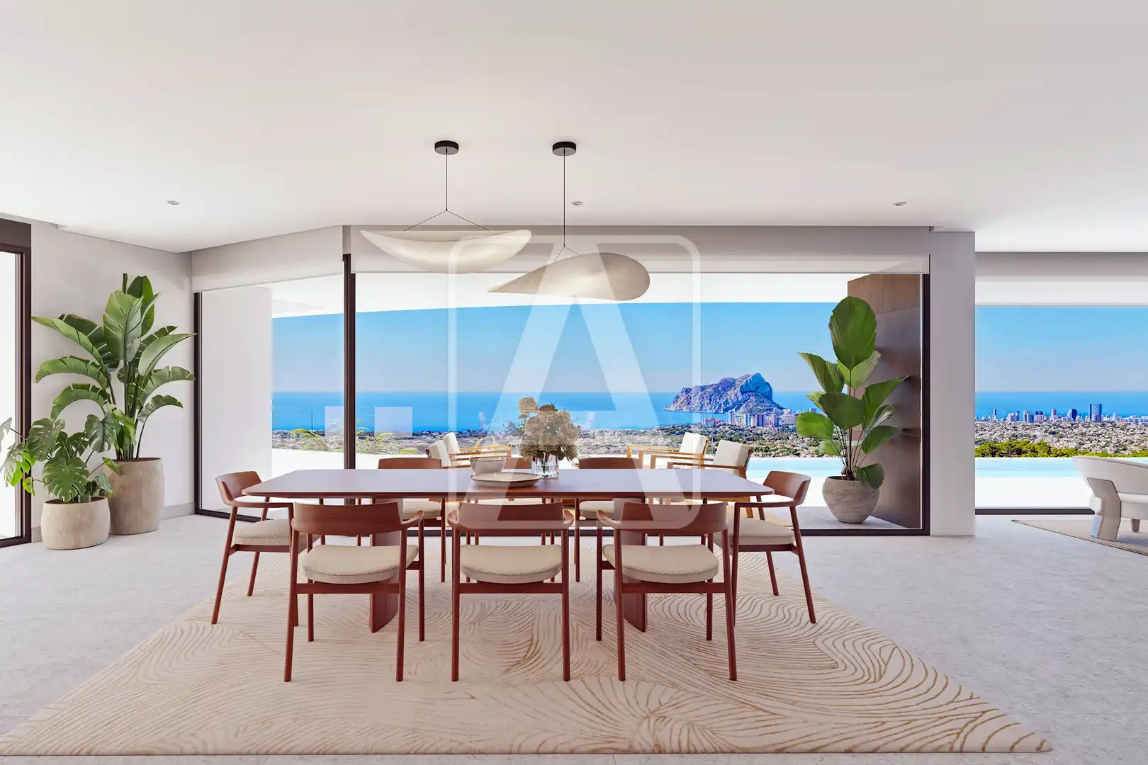 Dining room of Houses for sale in Benissa  with Air Conditioner, Heating and Private garden