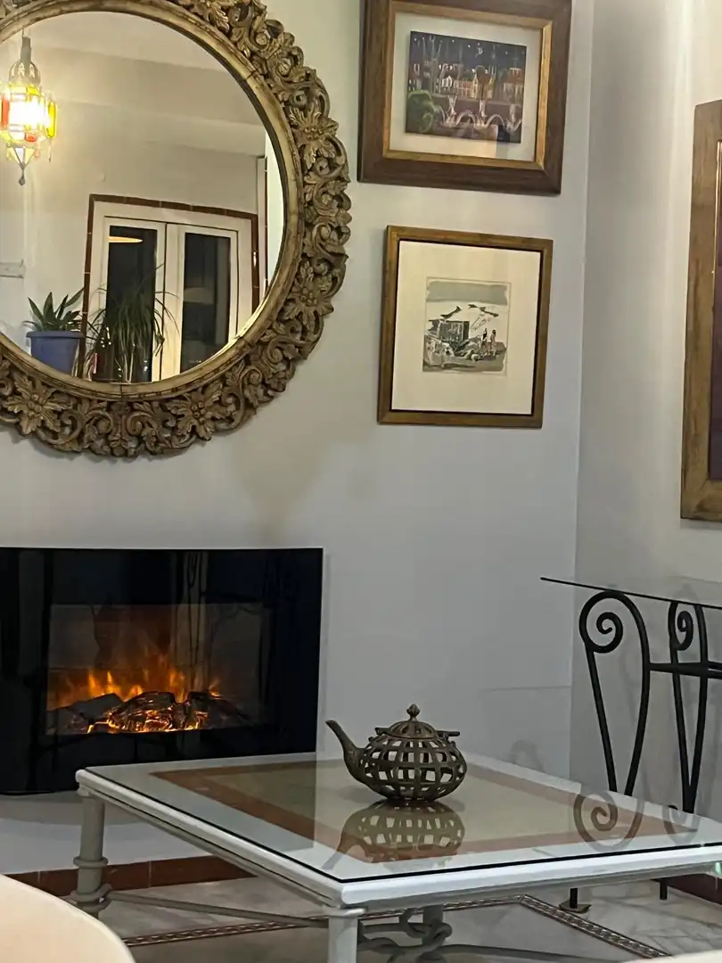 Wohnzimmer von Maisonette zur Miete in El Puerto de Santa María mit Klimaanlage, Terrasse und Möbliert