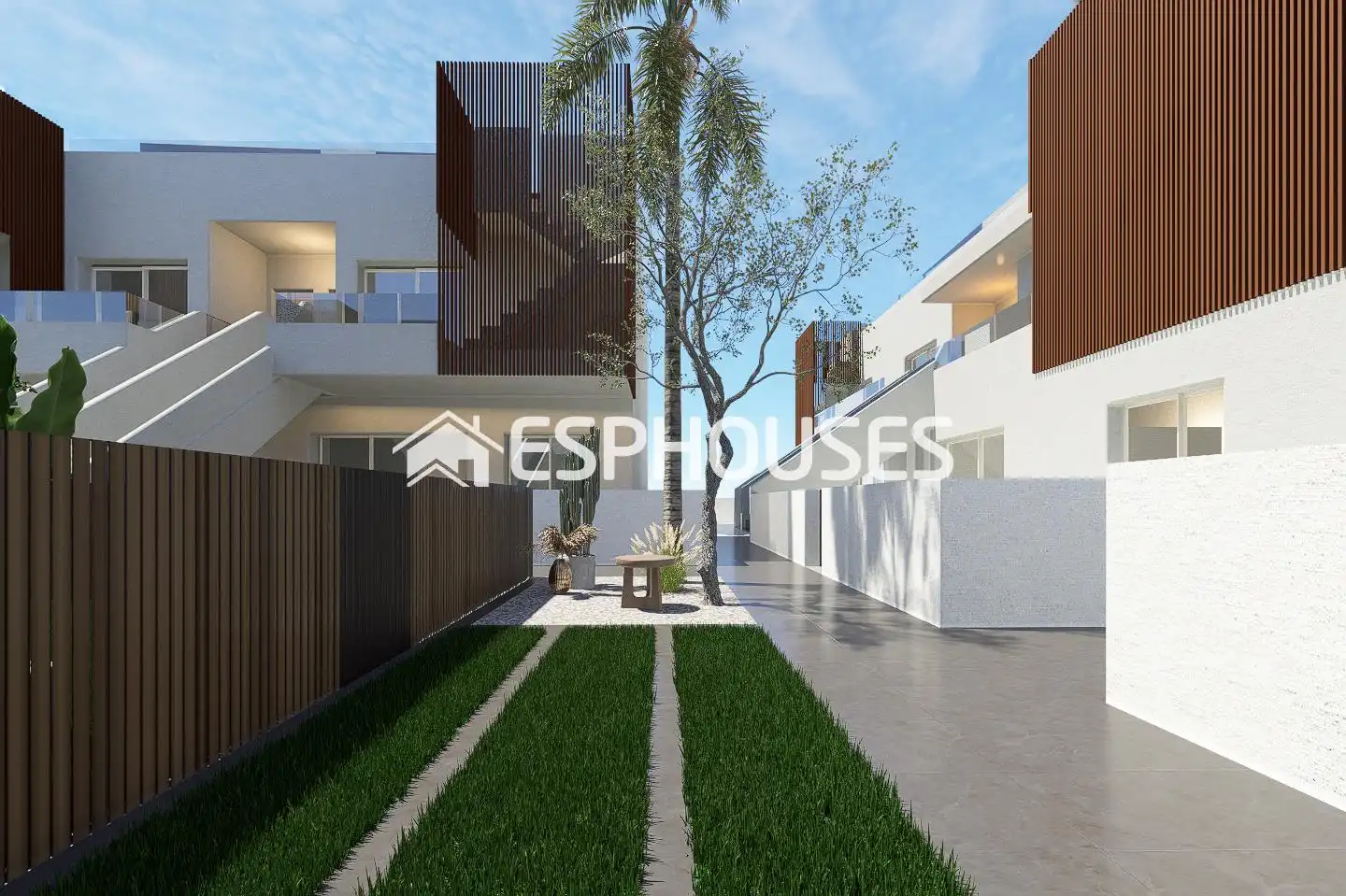 Vista exterior de Planta baja en venta en Pilar de la Horadada con Terraza, Balcón y Piscina comunitaria