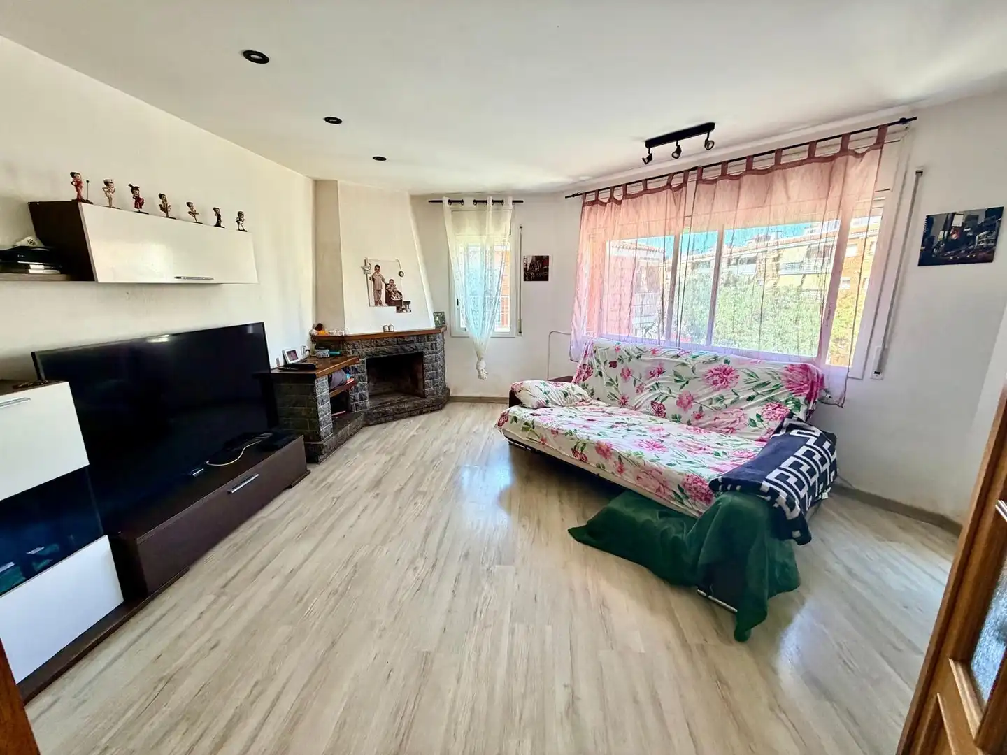 Sala d'estar de Pis en venda en Malgrat de Mar amb Parquet