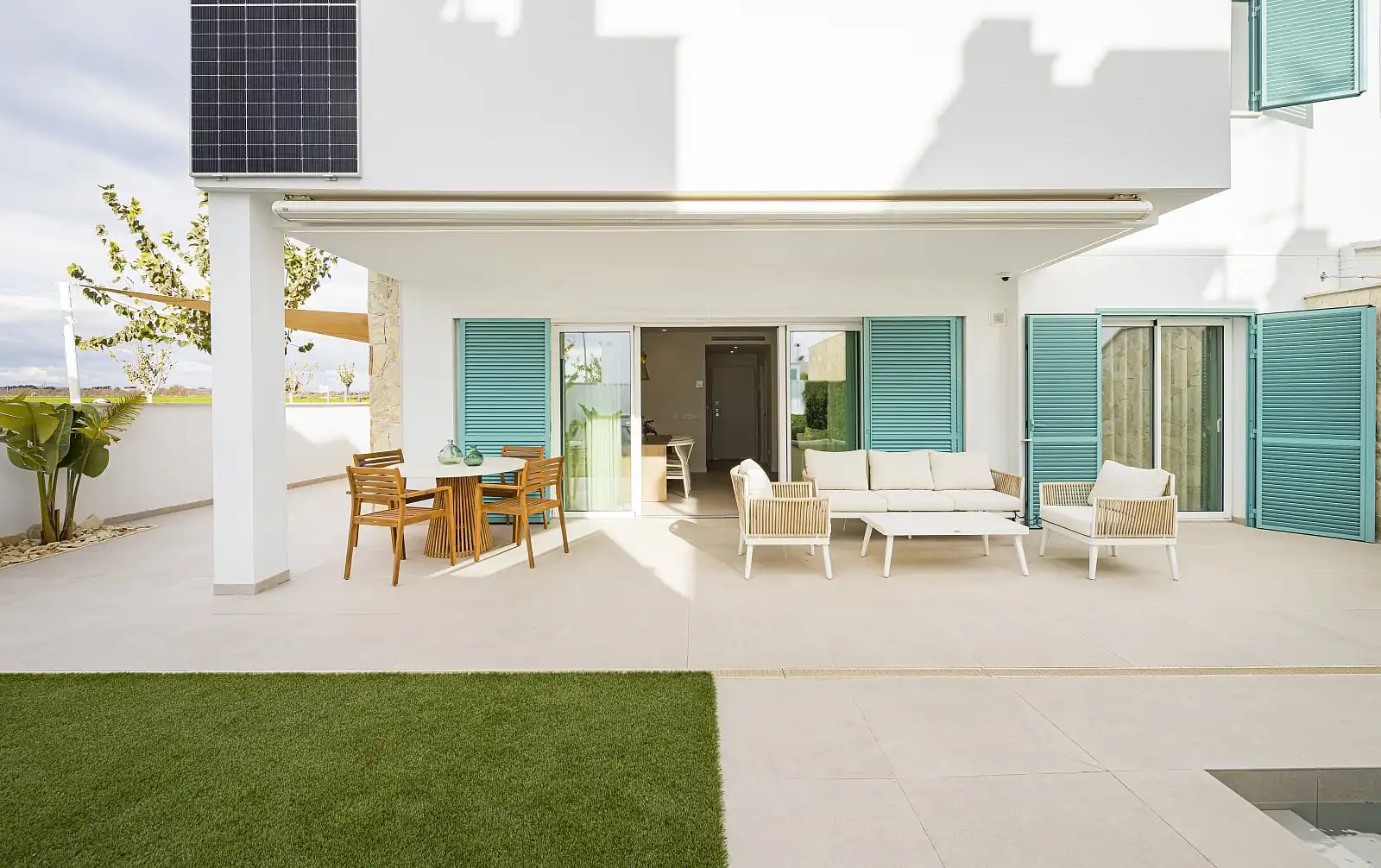 Terraza de Apartamento en venta en Pilar de la Horadada con Aire acondicionado, Jardín privado y Terraza