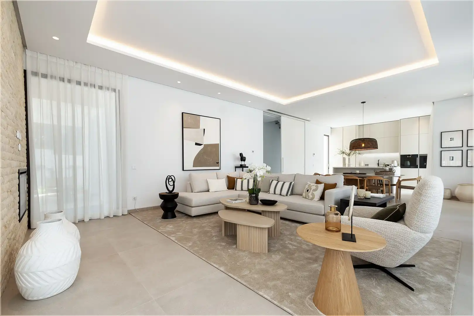 Living room of Houses for sale in Marbella  with Air Conditioner, Private garden and Terrace