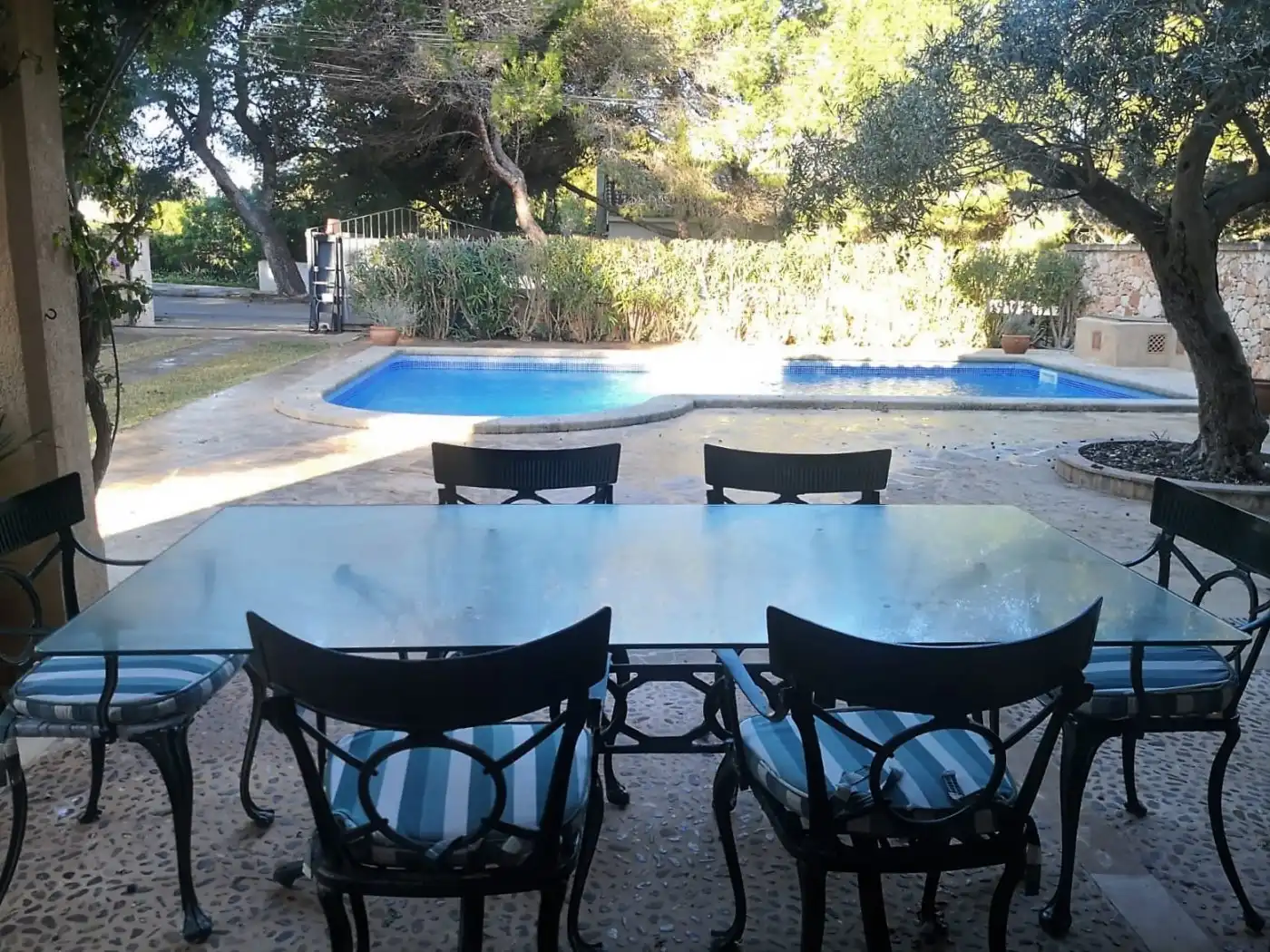 Piscina de Casa adosada de lloguer en Felanitx amb Aire condicionat, Calefacció i Terrassa