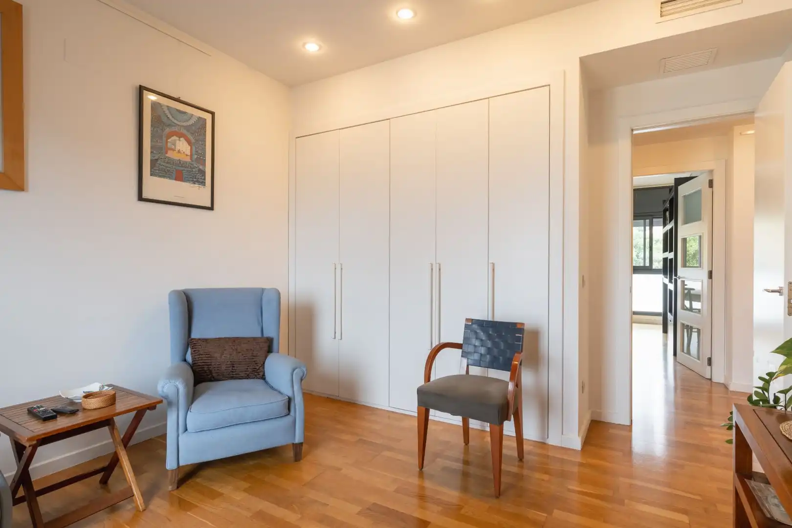 Sala de estar de Piso en venta en Sant Just Desvern con Aire acondicionado, Calefacción y Terraza