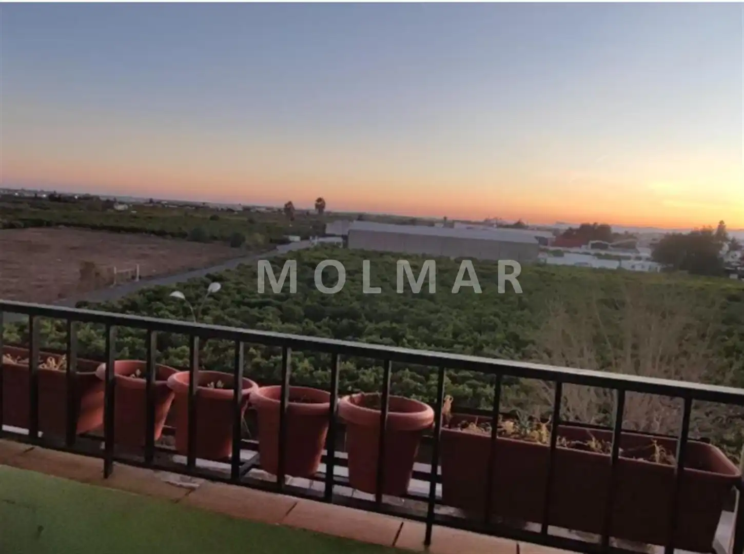 Terrace of Flat for sale in Burriana / Borriana  with Storage room, Balcony and Internet