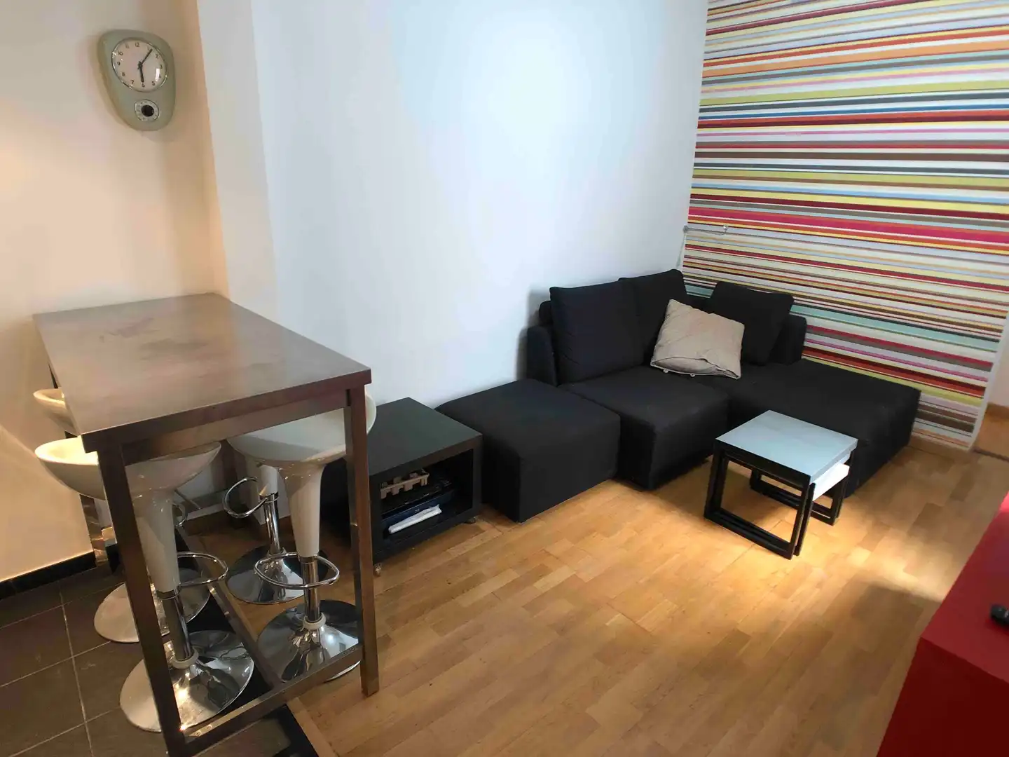Sala de estar de Piso de alquiler en Madrid con Aire acondicionado, Calefacción y Parquet