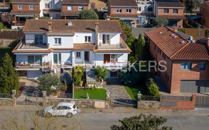 Exterior view of House or chalet for sale in Girona Capital  with Air Conditioner, Terrace and Balcony