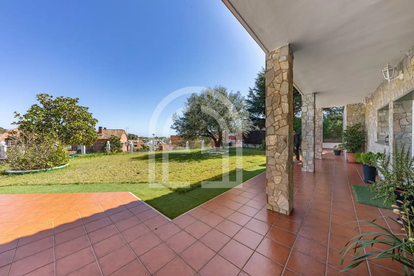 Jardín de Casa o chalet en venta en Badalona con Calefacción, Jardín privado y Terraza